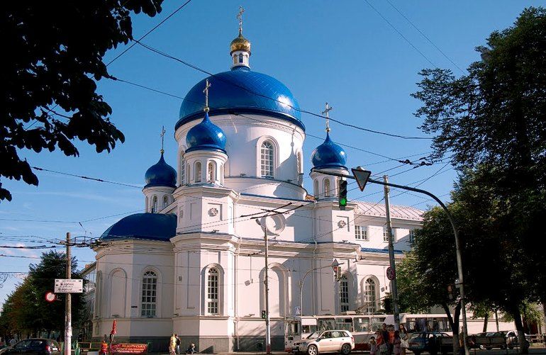 Saint Michael`s Cathedral in zhytomyr